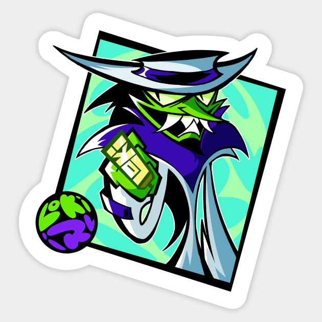 Loki Fist Sticker by RebelTaxi